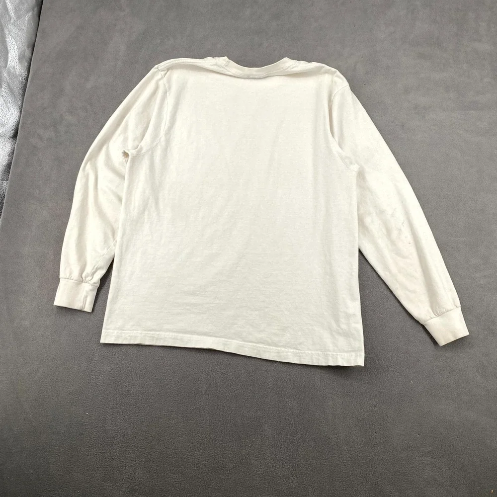 American Eagle Football T-Shirt Mens Large White Helmet Graphic Cotton Pullover